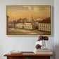 The Riding School at Akershus Castle, 1846 - Floater Framed Canvas Print