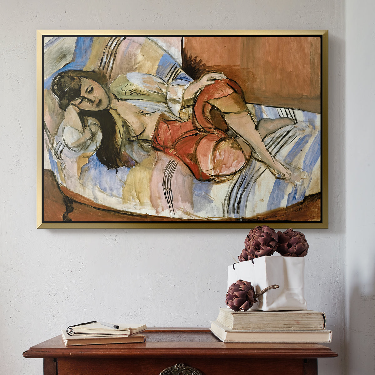 Odalisque, 1923 - Floater Framed Canvas Print