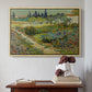 Garden at Arles, 1888 - Floater Framed Canvas Print