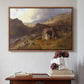 Lledr Valley in Wales, 1864 - Floater Framed Canvas Print