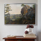 Landscape with the Balbersteine near Miesenbach, 1839 - Floater Framed Canvas Print