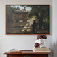 A Catholic Priest in Front of a Sarcophagus, c. 1857 - Floater Framed Canvas Print