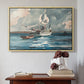 Sloop, Nassau, 1899 - Floater Framed Canvas Print