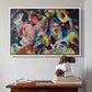 Improvisation. Deluge, 1913 - Floater Framed Canvas Print
