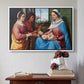Sacred Conversation, c. 1505 - Floater Framed Canvas Print