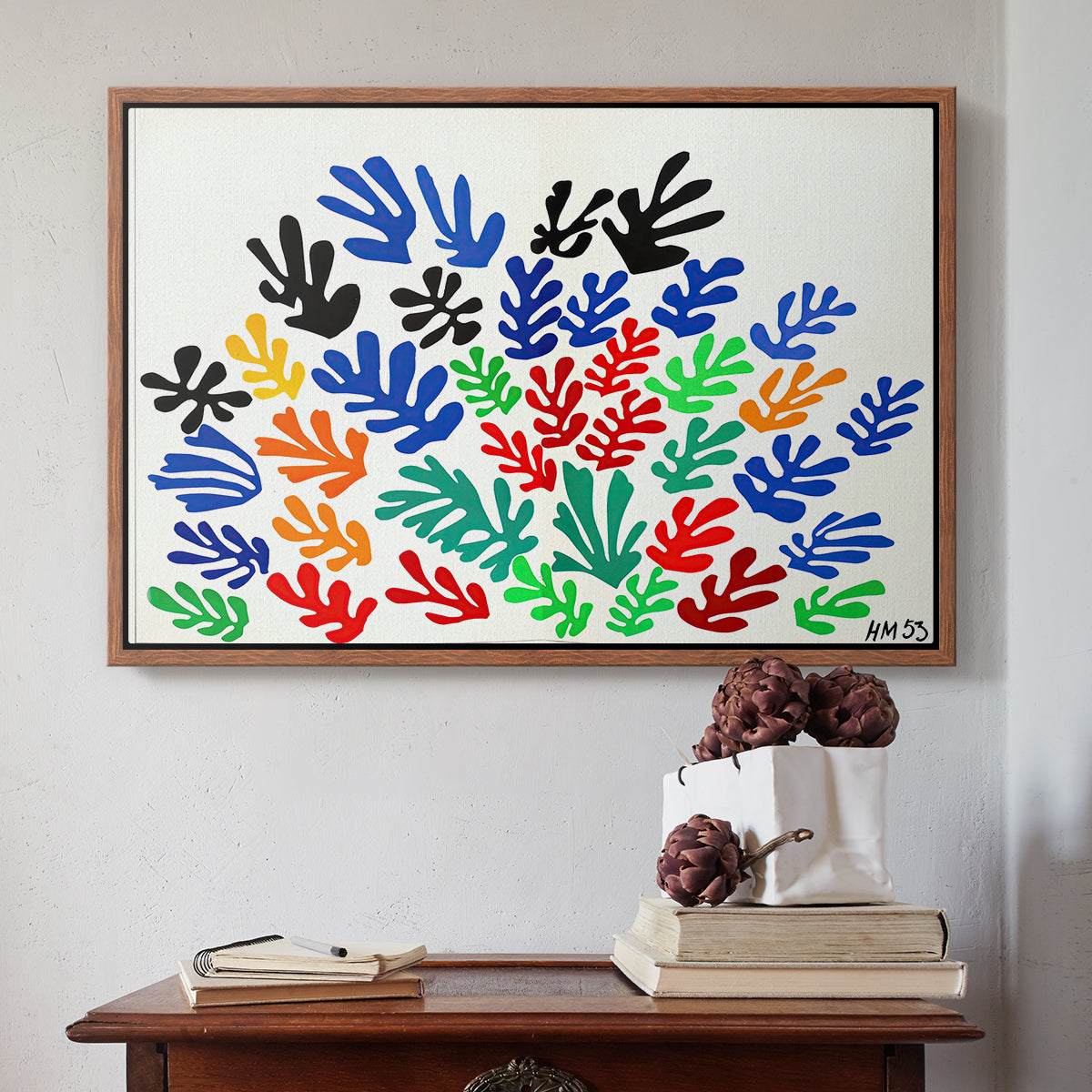 The Sheaf (La gerbe), 1953 - Floater Framed Canvas Print