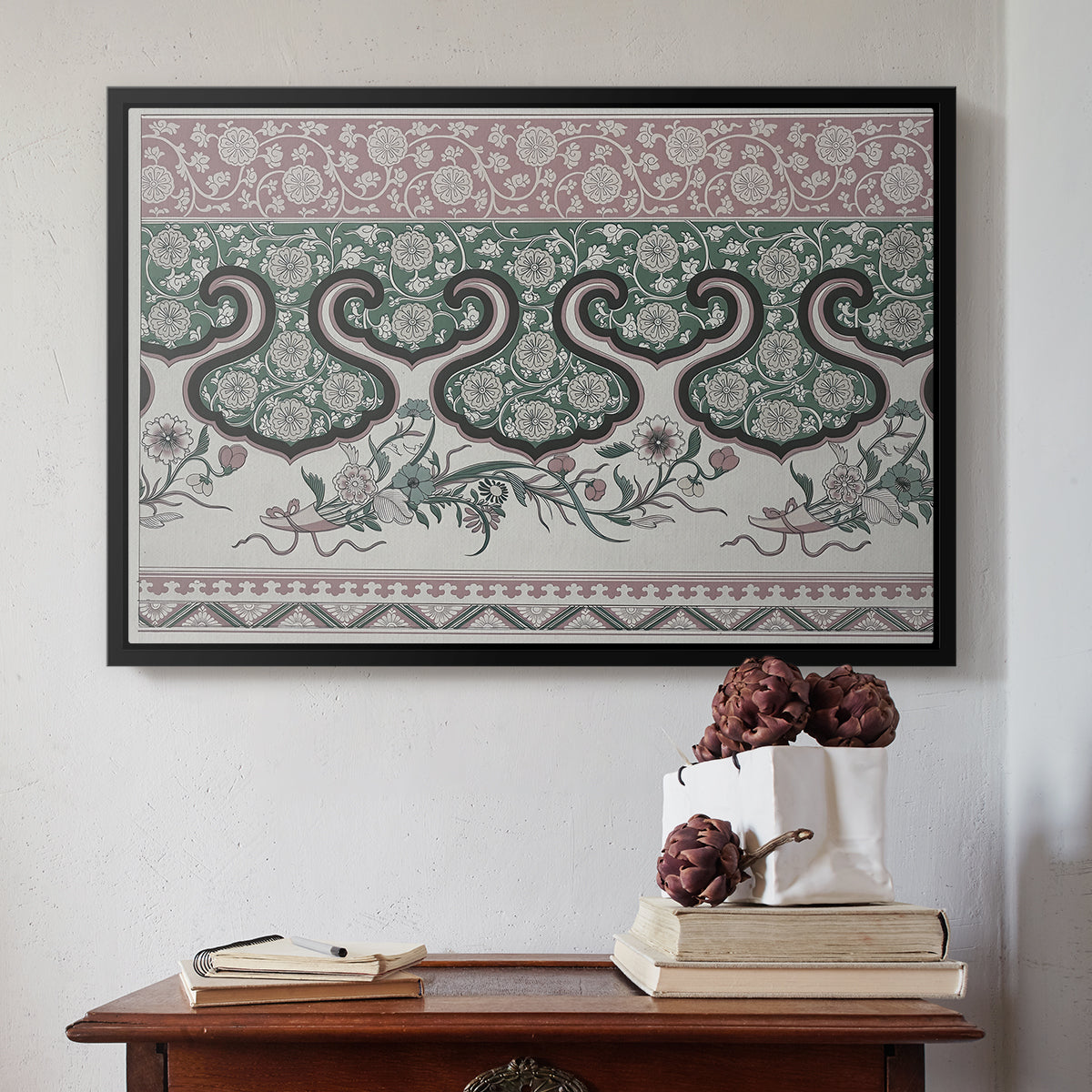 Examples of Chinese Ornament, Pl. LXXVI, 1867 - Floater Framed Canvas Print