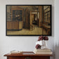 The Old Inn 'Het Loodshuis' in Antwerp, 1877 - Floater Framed Canvas Print