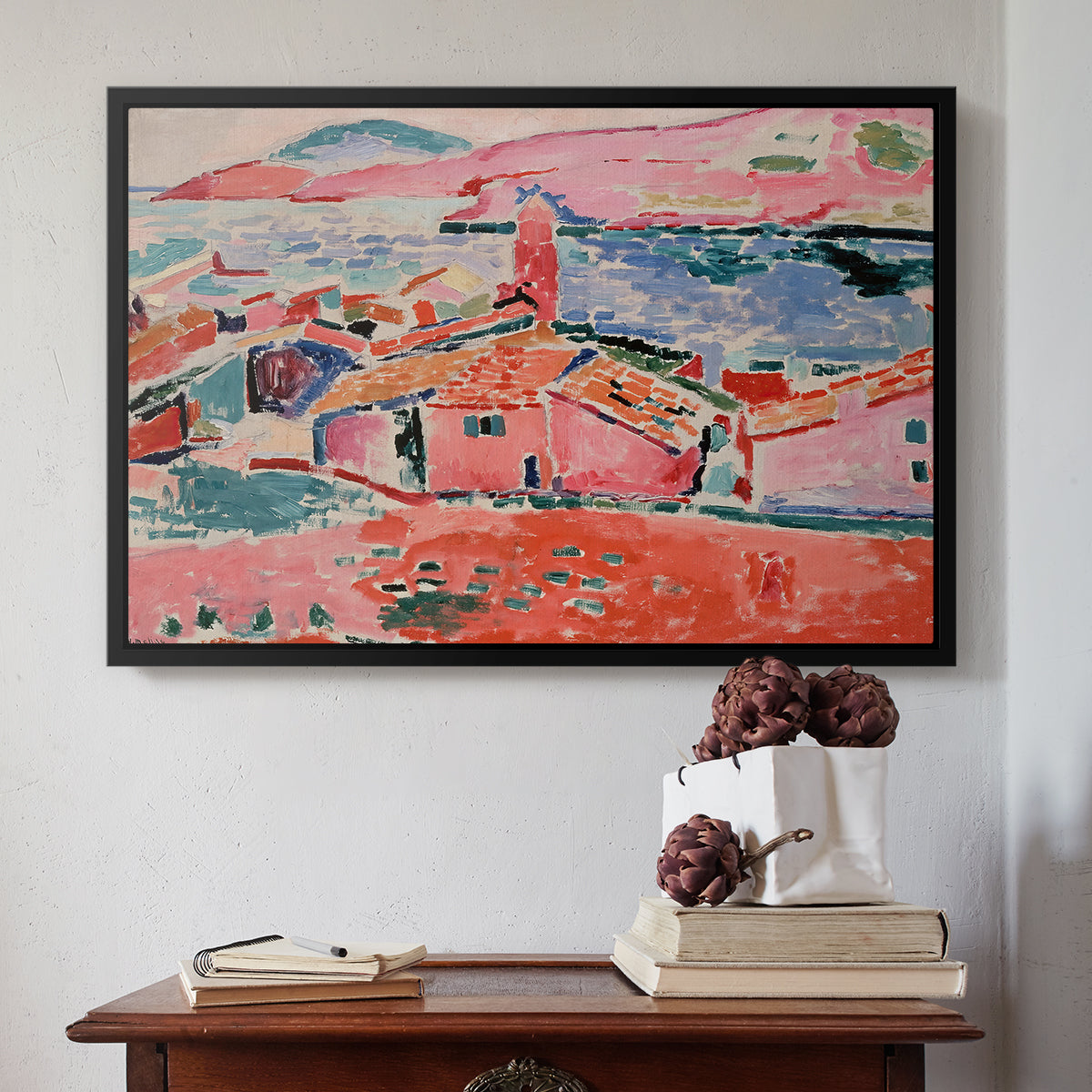 View of Collioure, 1905 - Floater Framed Canvas Print