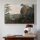 Landscape with the Balbersteine near Miesenbach, 1839 - Floater Framed Canvas Print