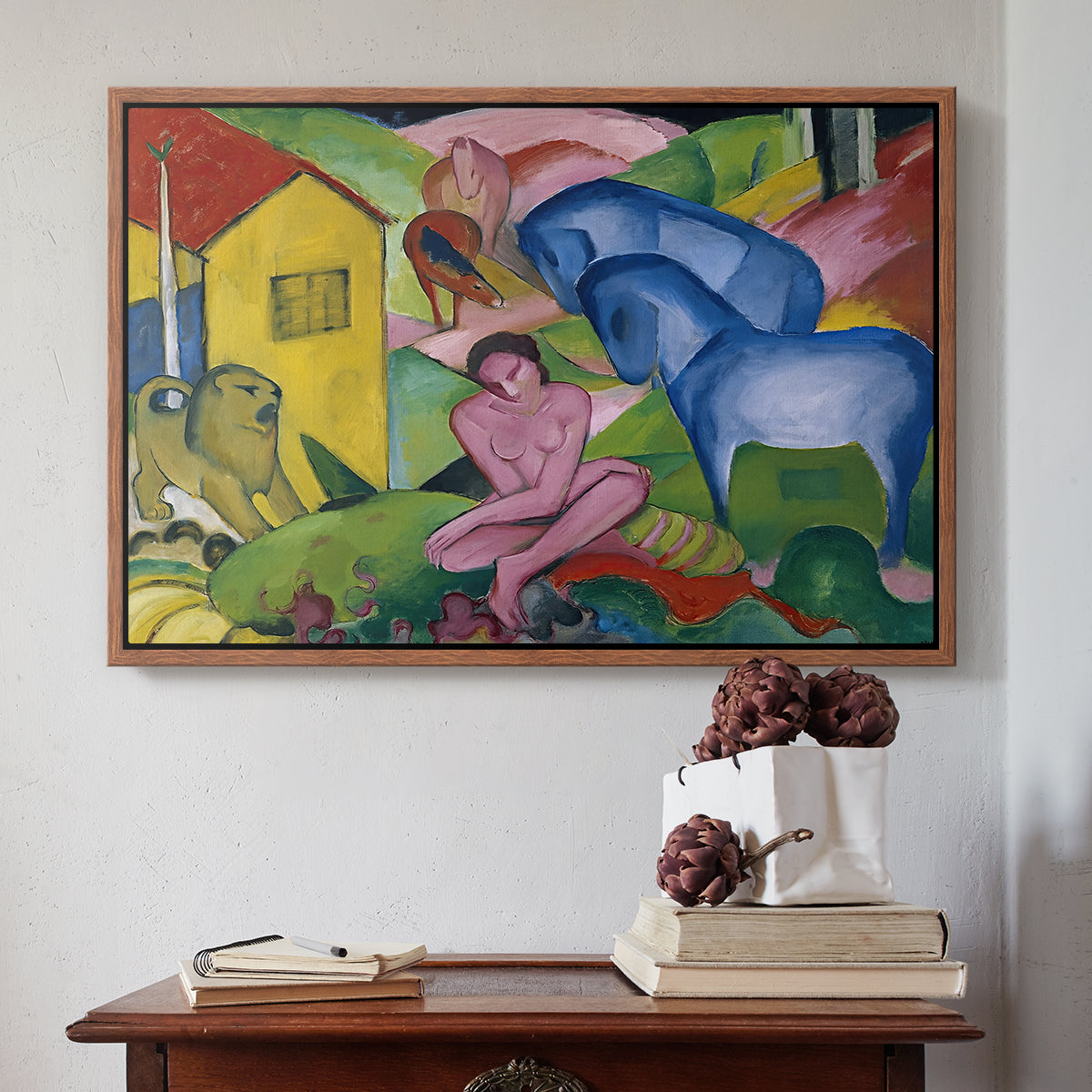 The Dream, 1912 - Floater Framed Canvas Print