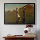 A Temperance Meeting, 1874 - Floater Framed Canvas Print