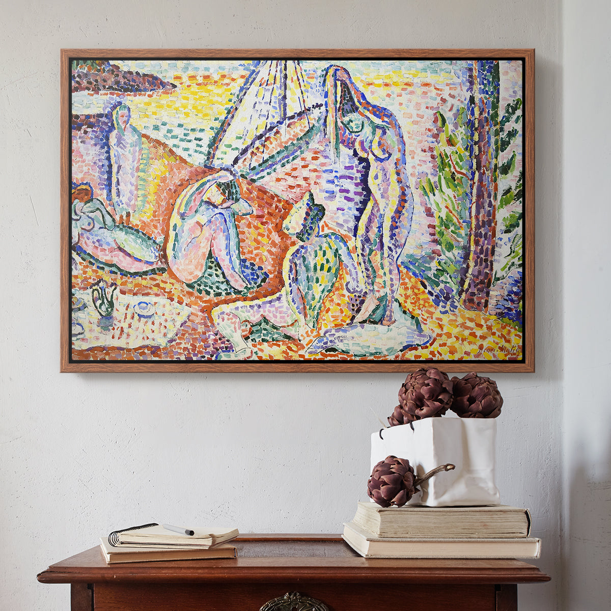 Luxe, Calme et Volupté, 1904 - Floater Framed Canvas Print