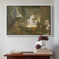 The Visit to the Nursery, c. 1775 - Floater Framed Canvas Print