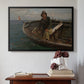 Fishermen from Rügen, 1882 - Floater Framed Canvas Print