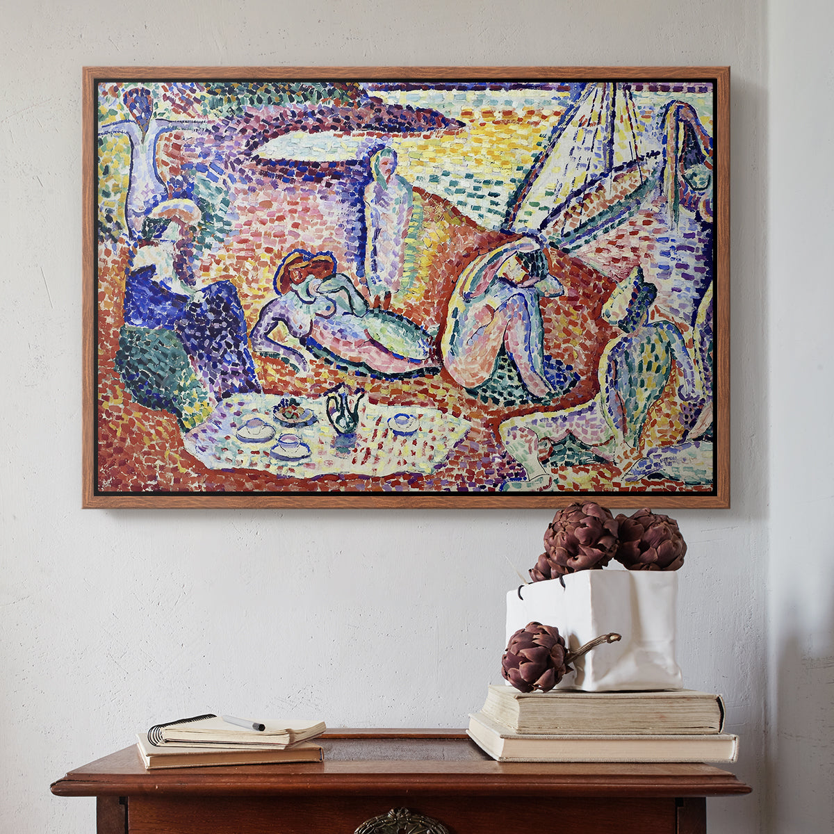 Luxe, Calme et Volupté, 1904 - Floater Framed Canvas Print