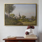 Village Landscape with Church, 1891 - Floater Framed Canvas Print