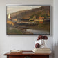 Landingsbrygge Husvik, Drøbak, 1875 - Floater Framed Canvas Print