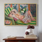 Odalisque Couchée Aux Magnolias, c. 1923 - Floater Framed Canvas Print