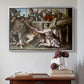 The Sacrifice of Noah (Sistine Chapel), 1509 - Floater Framed Canvas Print