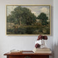 Forest of Fontainebleau, 1846 - Floater Framed Canvas Print
