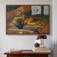 Sculpture and Persian Vase (The Bronze Figure), 1908 - Floater Framed Canvas Print