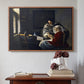 Girl Interrupted at Her Music, c. 1658-1659 - Floater Framed Canvas Print