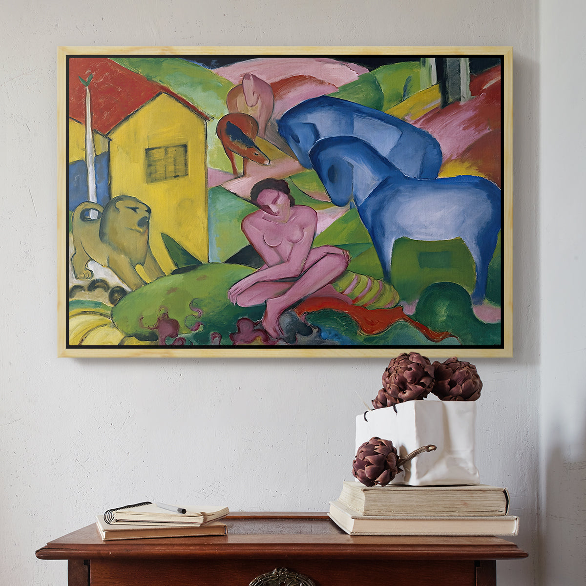 The Dream, 1912 - Floater Framed Canvas Print