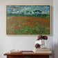 Field with Poppies, 1889 - Floater Framed Canvas Print