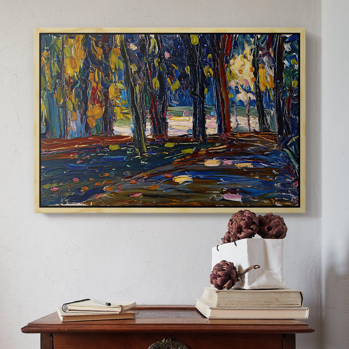 Autumn Study, 1908 - Floater Framed Canvas Print