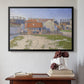 Gasometers at Clichy, 1886 - Floater Framed Canvas Print