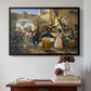 Romans Gathered for Merriment at an Osteria, 1839 - Floater Framed Canvas Print