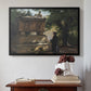 A Catholic Priest in Front of a Sarcophagus, c. 1857 - Floater Framed Canvas Print