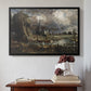 Salisbury Cathedral from the Meadows (Detail), 1831 - Floater Framed Canvas Print
