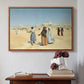 View from the Desert of Cairo with Citadel and Mamluk Tombs in the Background, c. 1889-1890 - Floater Framed Canvas Print