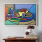 A Dog Named Picasso - Floater Framed Canvas Print