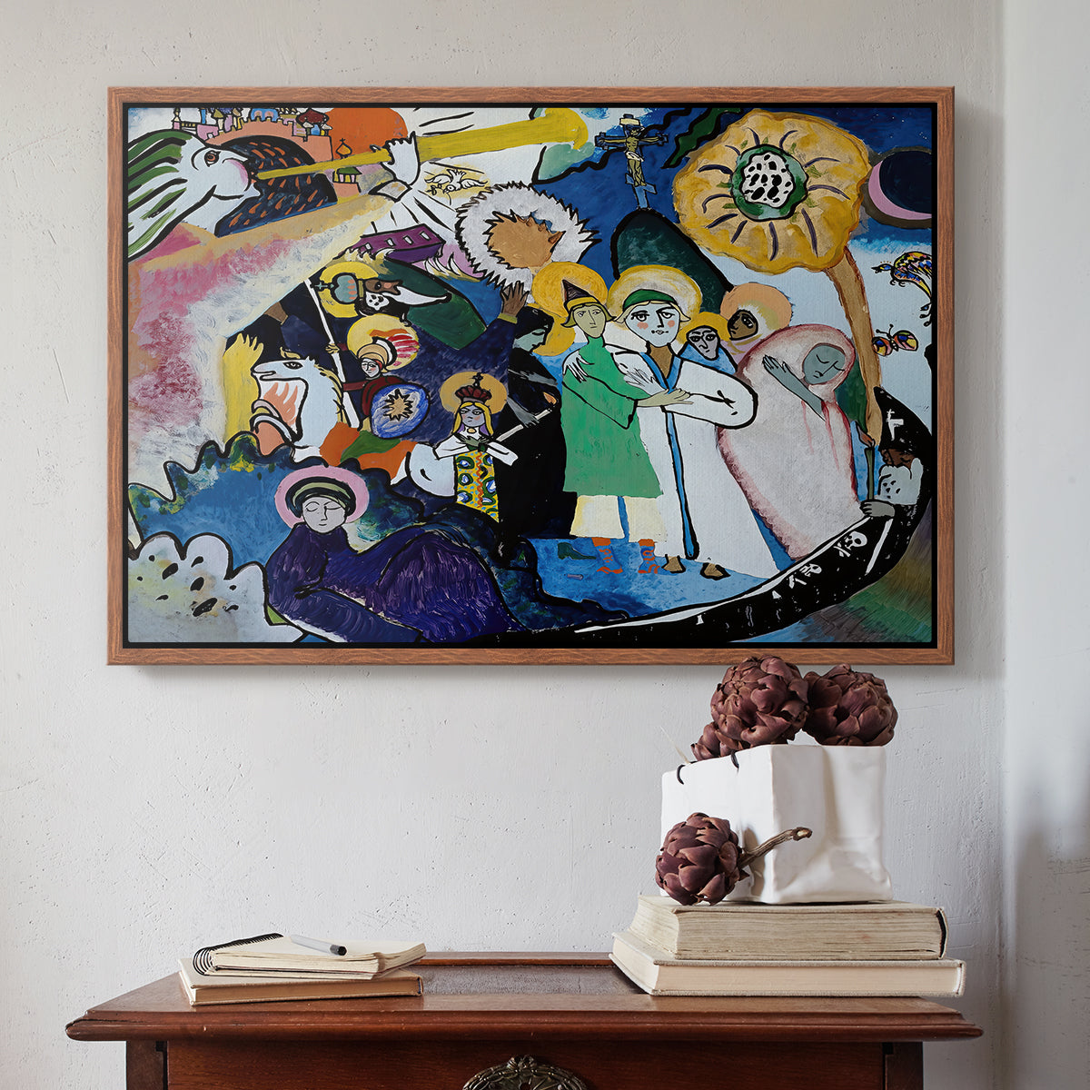 All Saints Day I, 1911 - Floater Framed Canvas Print