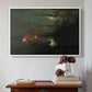 Spear Fishing on Lake Krøderen, 1851 - Floater Framed Canvas Print