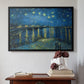Starry Night Over the Rhône, 1888 - Floater Framed Canvas Print