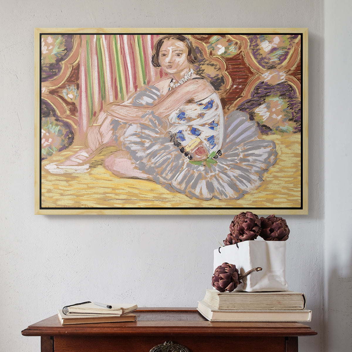 The Dancer (La danseuse), c. 1927 - Floater Framed Canvas Print