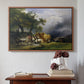 The Harvest Wagon (Der Heuwagen), c. 1850 - Floater Framed Canvas Print