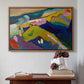 Murnau Mountain Landscape with Church, 1910 - Floater Framed Canvas Print