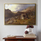 Lledr Valley in Wales, 1864 - Floater Framed Canvas Print
