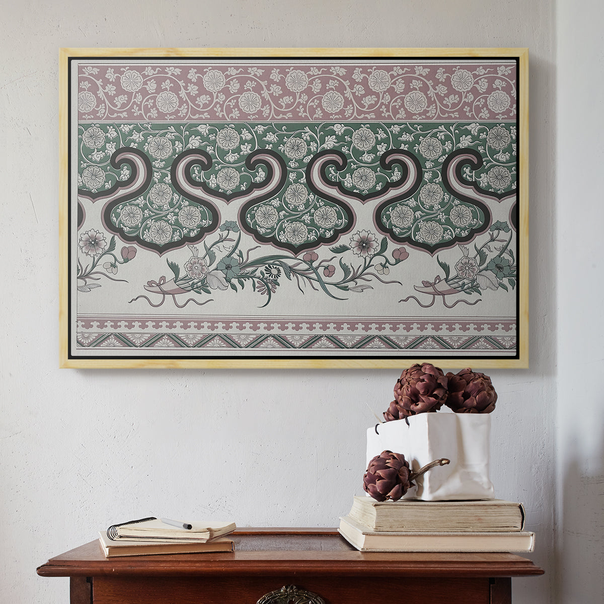 Examples of Chinese Ornament, Pl. LXXVI, 1867 - Floater Framed Canvas Print