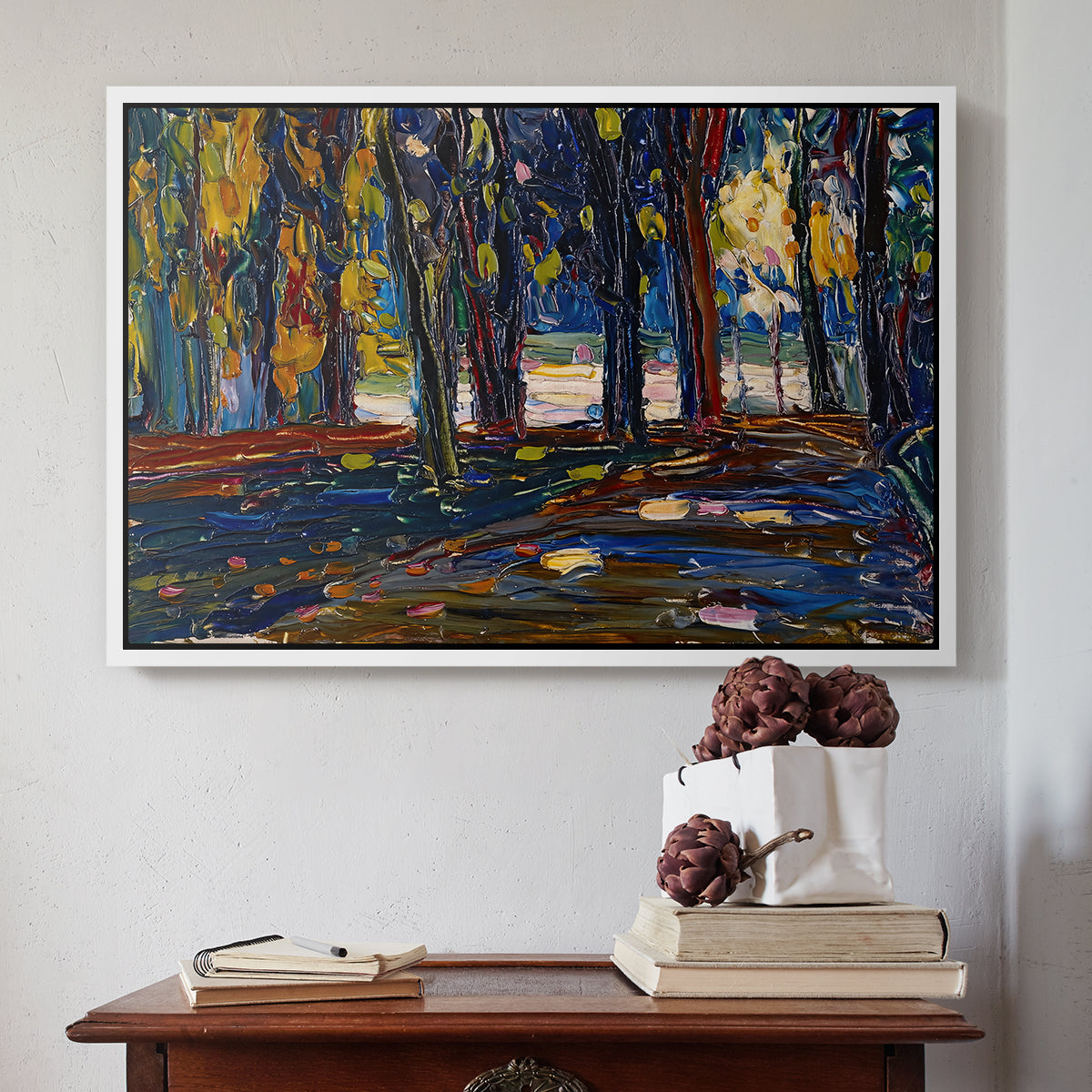 Autumn Study, 1908 - Floater Framed Canvas Print
