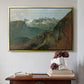 The Dachstein from the Plassen near Hallstatt, 1827 - Floater Framed Canvas Print
