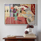 Woman with Anemones (Femme et anémones), c. 1920-1921 - Floater Framed Canvas Print