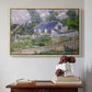 Houses in Auvers, 1890 - Floater Framed Canvas Print