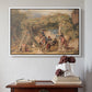 Figures and Animals in a Vineyard, c. 1829 - Floater Framed Canvas Print