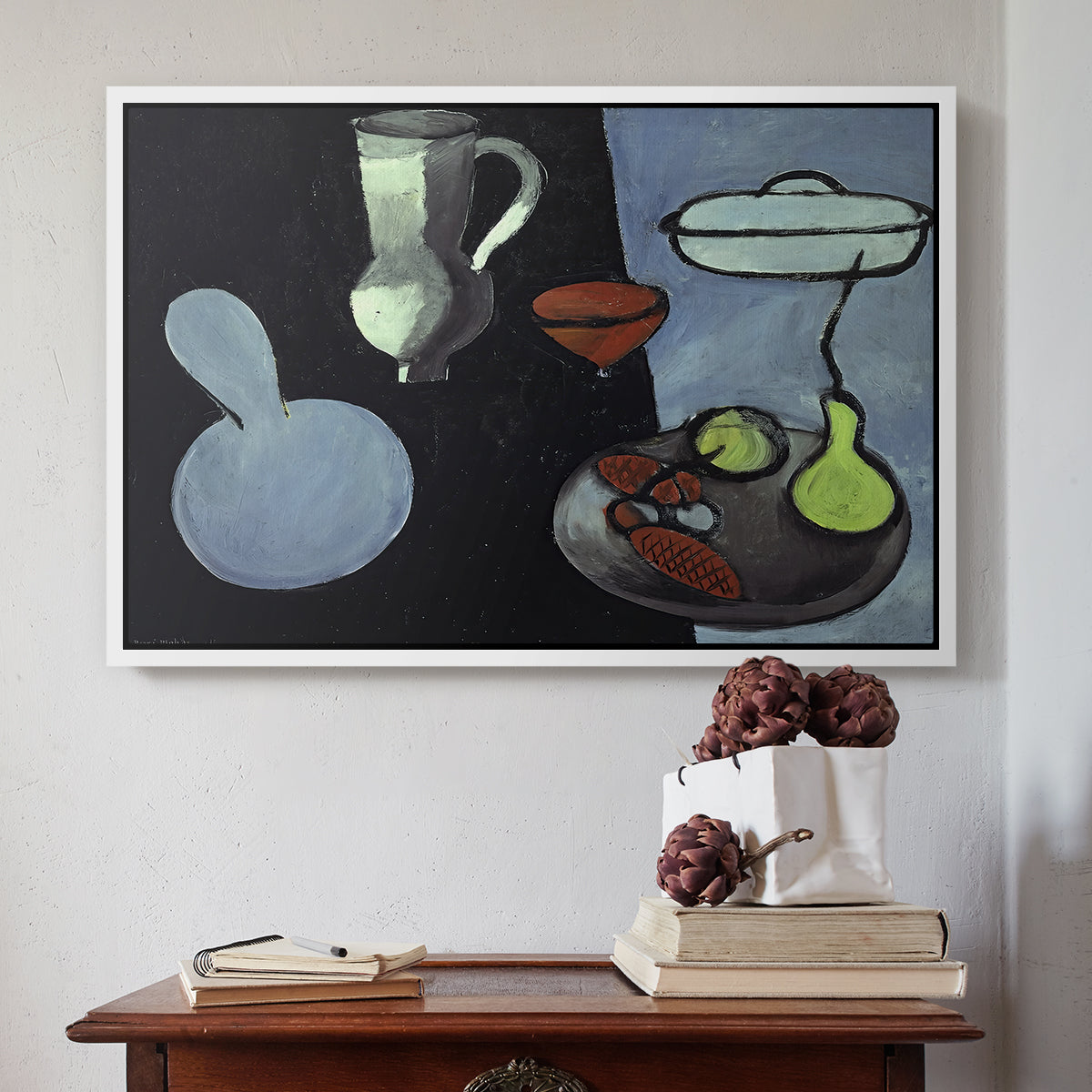 The Gourds (Les coloquintes), 1916 - Floater Framed Canvas Print